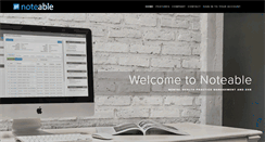 Desktop Screenshot of noteablenow.com